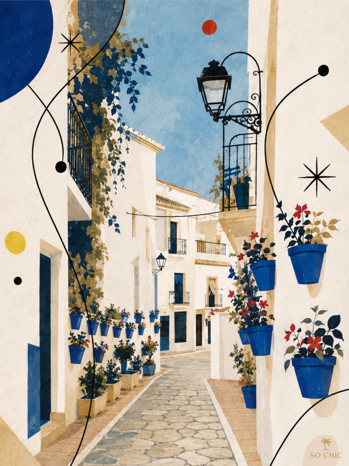 Old Town Constellations — So Chic Marbella Art Series